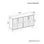 Hanah Home Vincent - Saphire Oak